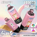 Airmez FOX 140000 Puffs 6 IN 1 – 140 000 pyknięć i 6 smaków w jednym e-papierosie - obrazek 3