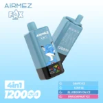 Airmez Fox 120K Puffs 4w1 – Grape Ice, Love 66, Blueberry on Ice i Dragonfruit Ice