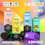 Airmez FOX 140000 Puffs 6 IN 1 – 140 000 pyknięć i 6 smaków w jednym e-papierosie