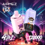 AIRMEZ FOX 120K Puffs 4 w 1 – Maksymalna Moc, Cztery Smaki, Jedno Urządzenie