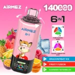 Airmez FOX 140000 Puffs 6 IN 1 – 140 000 pyknięć i 6 smaków w jednym e-papierosie - obrazek 9