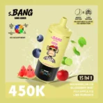 Bang Leader 450K zaciągnięć – 15 w 1 ładowalny jednorazowy vape z regulowanym chłodzeniem i inteligentnym wyświetlaczem – Hurt - obrazek 7