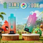 Bang King 200K Puffs Vape – 8 Smaków w 1, Dual Mesh Coil, LED Display