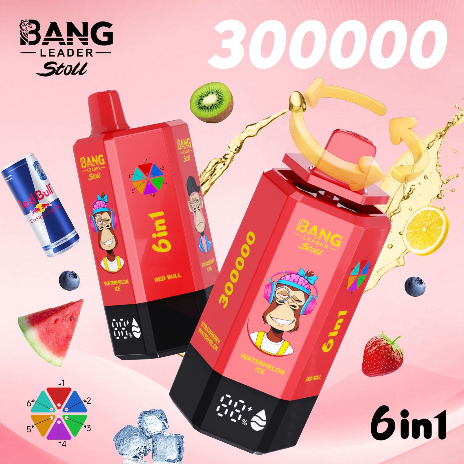 Bang Leader 300K Puffs Disposable Vape 6 in 1 - obrazek 13