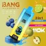 Bang Legend 110K Puffs 3w1 – Blueberry Ice, Cantaloupe i Apple Lime Romance