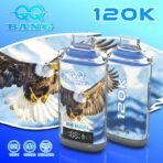 QQ Bang 120K Puffs Blue Razz Ice – urządzenie jednorazowe i opakowanie