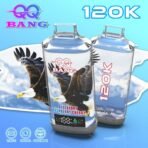 QQ Bang 120K Puffs Blueberry Raspberry Cherry – jednorazowy e-papieros i opakowanie