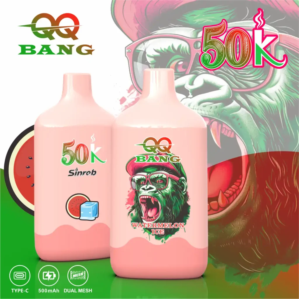 QQ Bang 50K Puffs Watermelon Ice – urządzenie jednorazowe z arbuzem i chłodzeniem