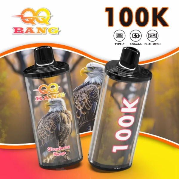QQ Bang 100K Puffs Strawberry Mango – jednorazowy e-papieros z truskawką i mango
