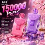 QQ Bang 150K Puffs - jednorazowy vape Dual Mesh z USB-C
