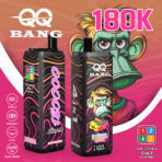 QQ Bang 180K Puffs 4 w 1 – Cappuccino, Pineapple Ice, Blueberry Cranberry i Cherry Watermelon Dragon Fruit