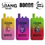 Bang Leader 80K Puffs 3w1 – trzy kolorowe urządzenia